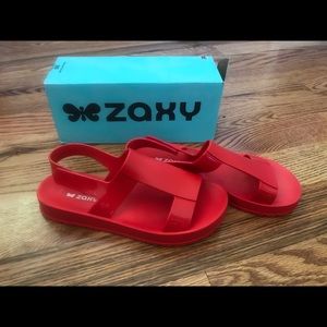 Zaxy Sandals wore once